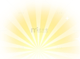 金色炫光图案透明底背景