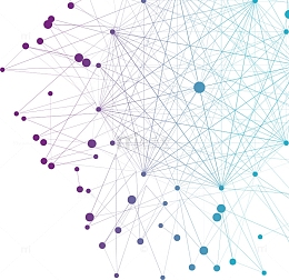 科技图形蓝点光线