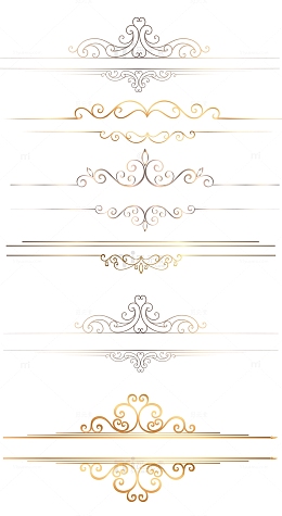 银色花纹金边底纹图案