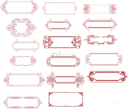 古风边框花纹边框中国风边框