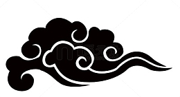 祥云黑色云朵古风云