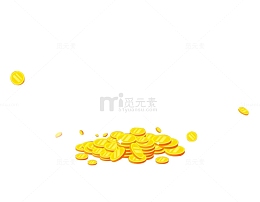 钱币金色硬币金融