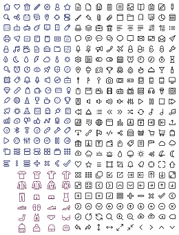 黑色网页图标大集合