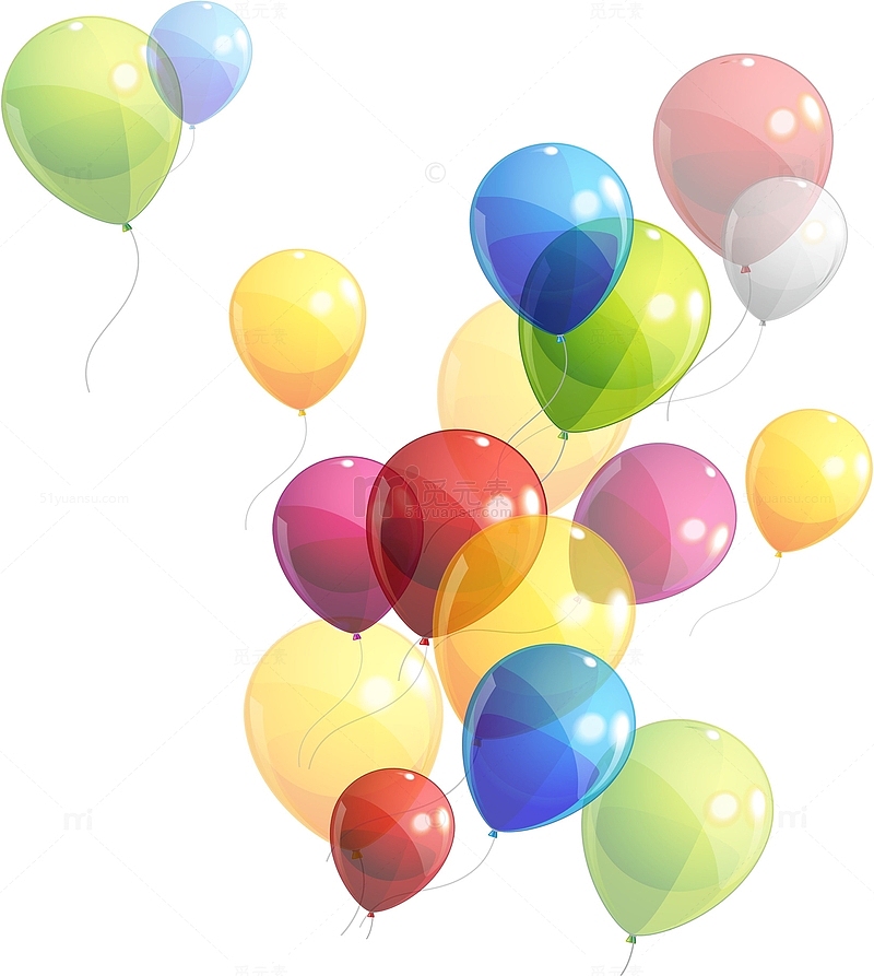 多彩气球六一儿童节