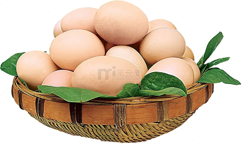 鸡蛋一篮子鸡蛋装饰