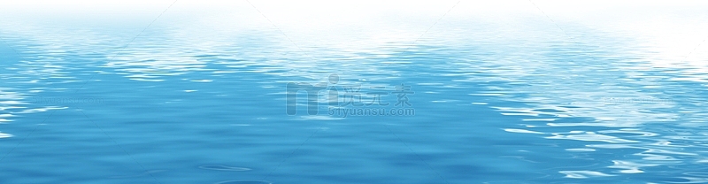 蓝色海水波纹