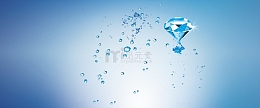 化妆品护肤品面膜钻石水晶水滴背景banner