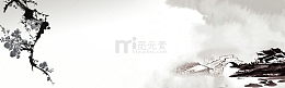 江南水墨中国风Banner背景