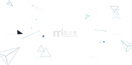 三角几何立体块背景图