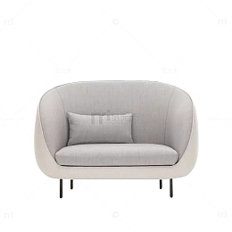 白色现代单人沙发