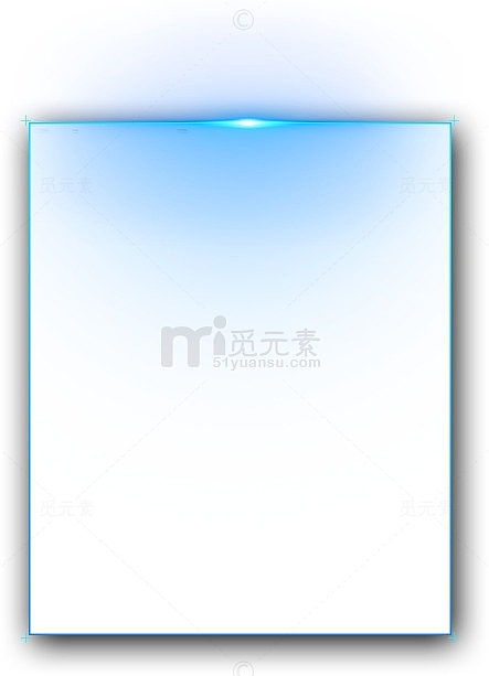 蓝色发光边框背景