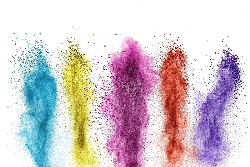 彩色喷墨背景