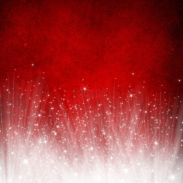红色背景下的星光
