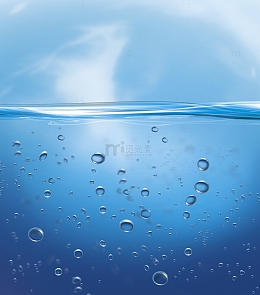 水纹与气泡背景