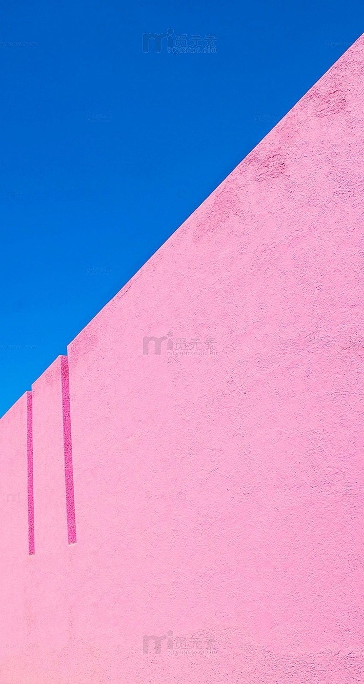 蓝色粉色拼接背景