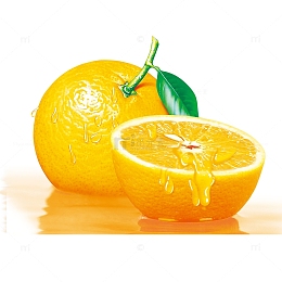 橙汁橙子饮料饮品水果