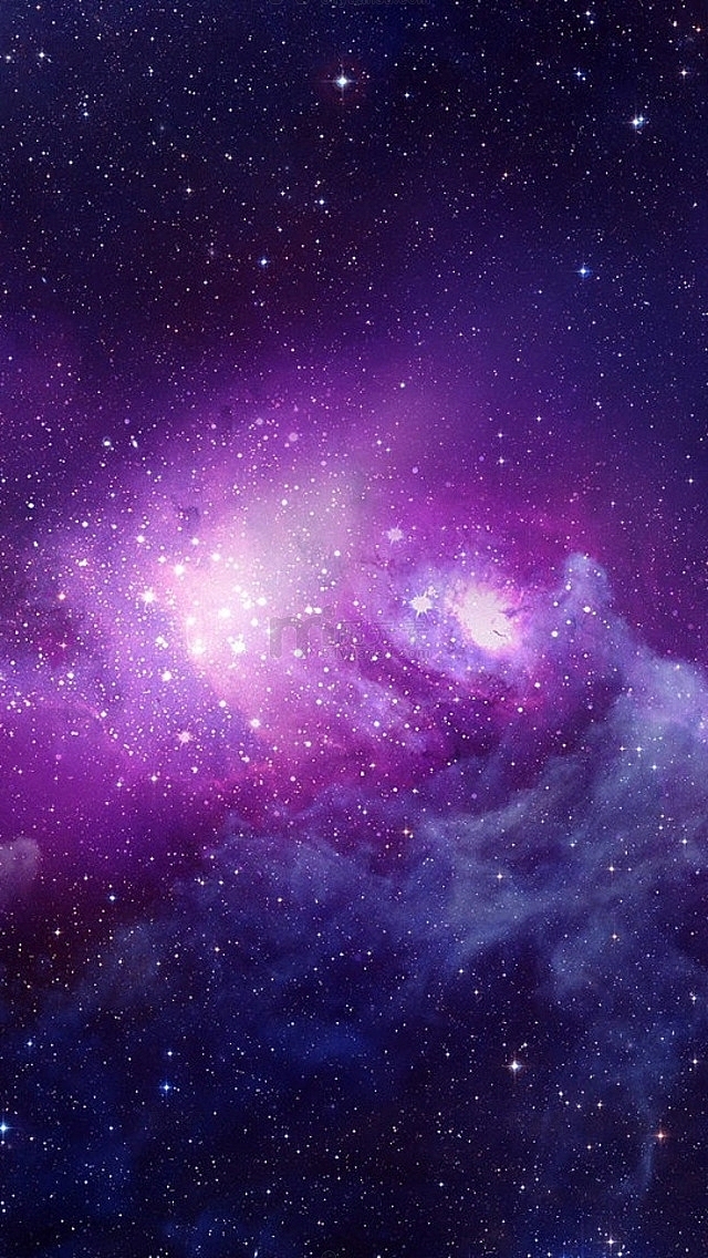 紫色星空夜空星辰繁星