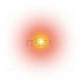 黄色灯光红色光晕太阳光