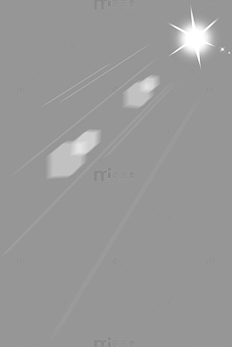 白色光效光晕光圈高清合成