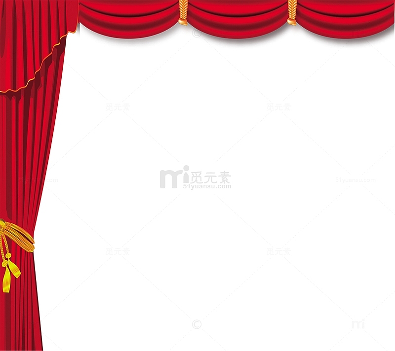大红色窗帘婚庆背景设计图片