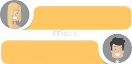 矢量聊天对话框
