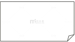 黑色折角边框