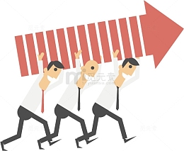 卡通风格商务信息图矢量素材