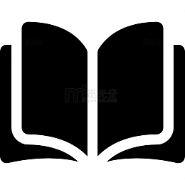 打开书图标