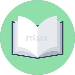 打开书图标