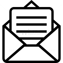 打开电子邮件概述界面符号图标