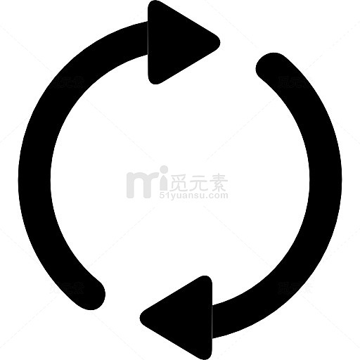 两循环箭头图标