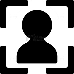相机的人像模式图标