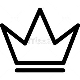 皇冠的轮廓为王子图标