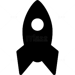 火箭充满了太空船图标