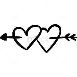 心被一支箭图标