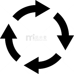 旋转箭头圈图标