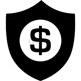 资金安全保存盾图标