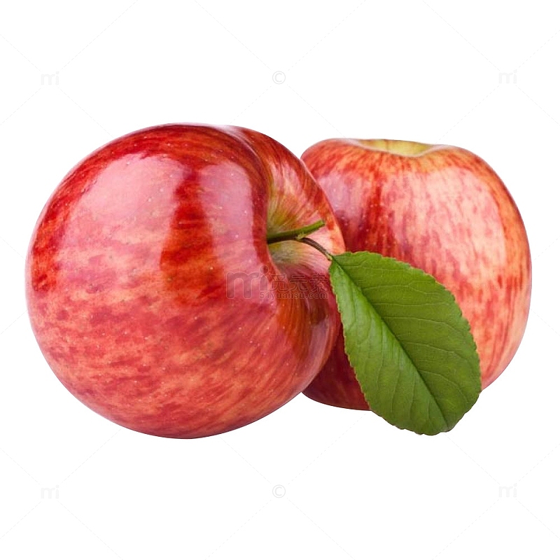 高清红色大苹果水果