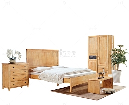 实木创意衣柜家具