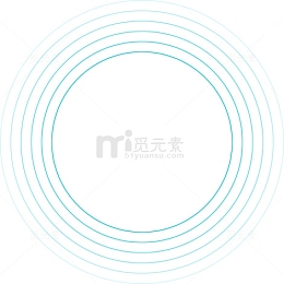 蓝色光圈透明主页