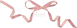 圣诞元素祝福  粉色可爱蝴蝶结