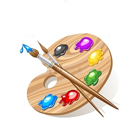 调色盘  画笔