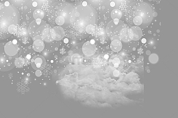 下雪雪花