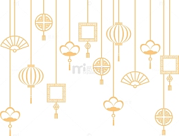 装饰花环新年背景