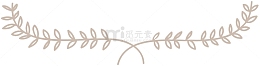 仙境图片森林系素材 植物分割线