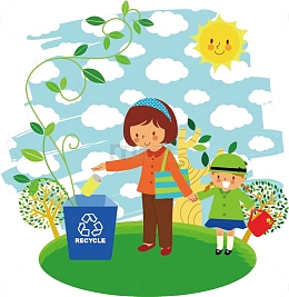 环保卡通素材