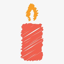 生日快乐蜡烛庆典圣诞节火光乱涂