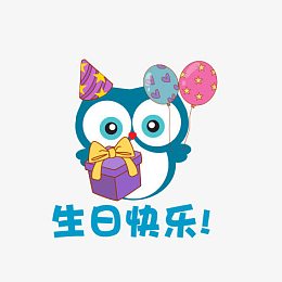 卡通猫头鹰