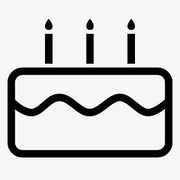 生日快乐蛋糕蜡烛甜点食品概述方