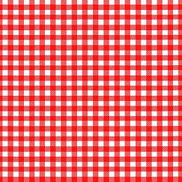 红白格子桌布